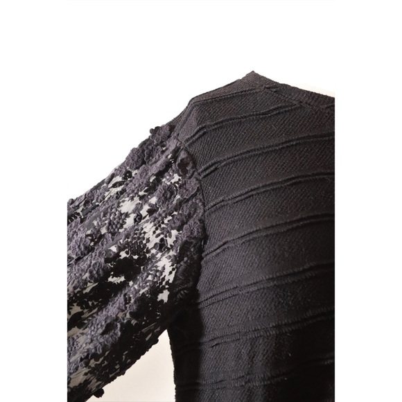 ❤️ Anthropologie Eri + Ali black Chelsea top - Picture 2 of 7